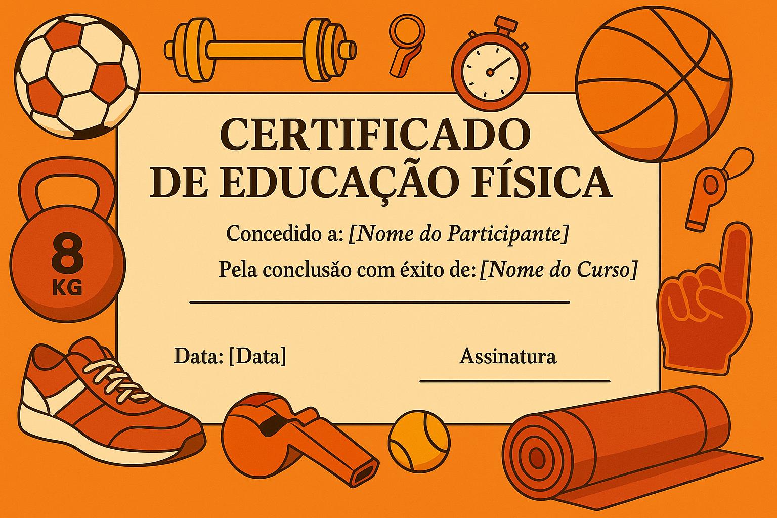 Certificado de Educação Física